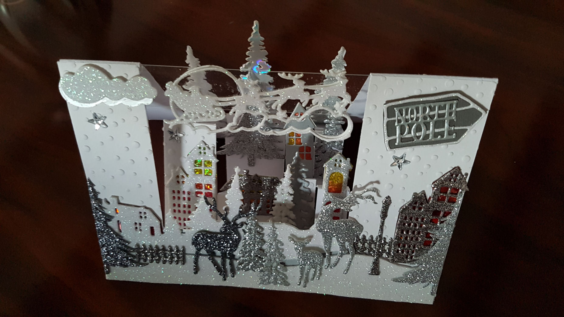 An Example from the Card Making Group who meet every Tuesday at JCC