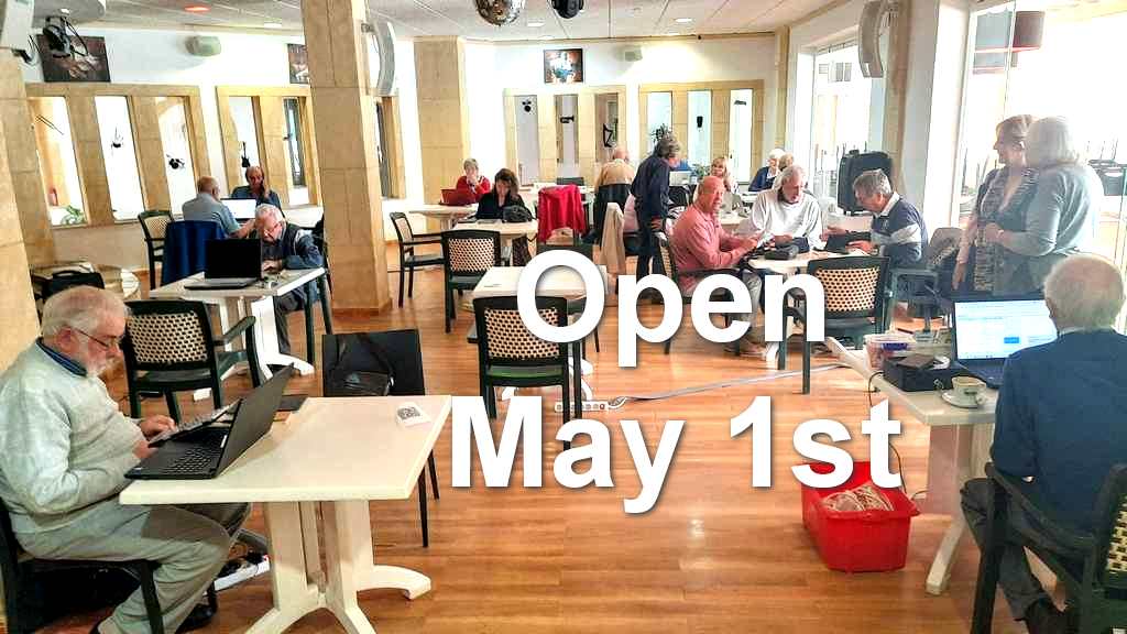 May 1st – We are open !